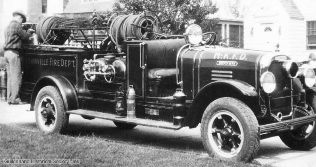 Brockway
      fire truck of McKownville VFD 1930's