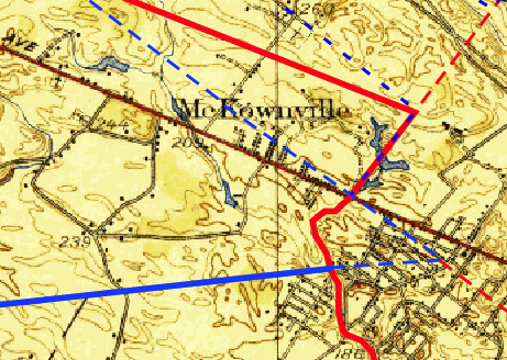 map
      boundaries of McKownville