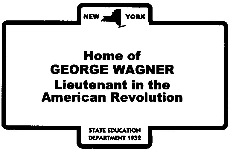 George
        Wagner highway marker