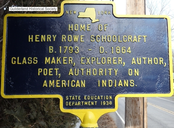 Henry Rowe Schoolcraft
        highway marker Willow St Guilderland