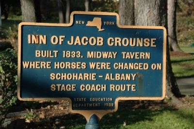 Inn of Jacob Crounse highway
        marker Rte 146 in Altamont