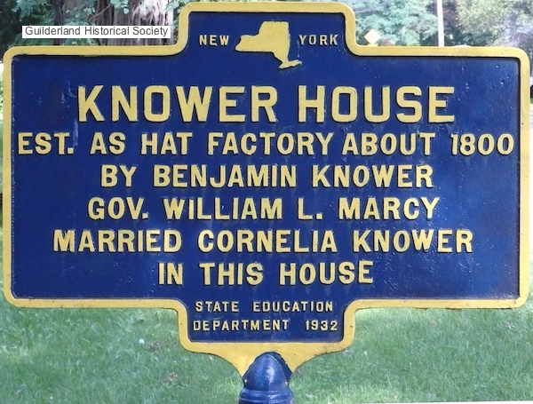 Knower House highway marker Rte
        146 Altamont