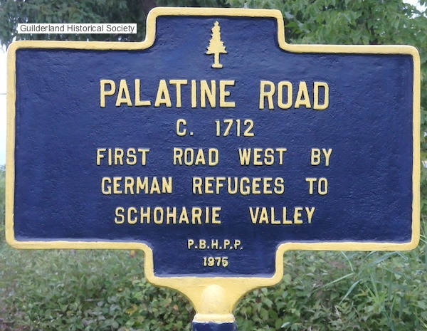 Palatine Road highway marker
        Rte 146 Guilderland
