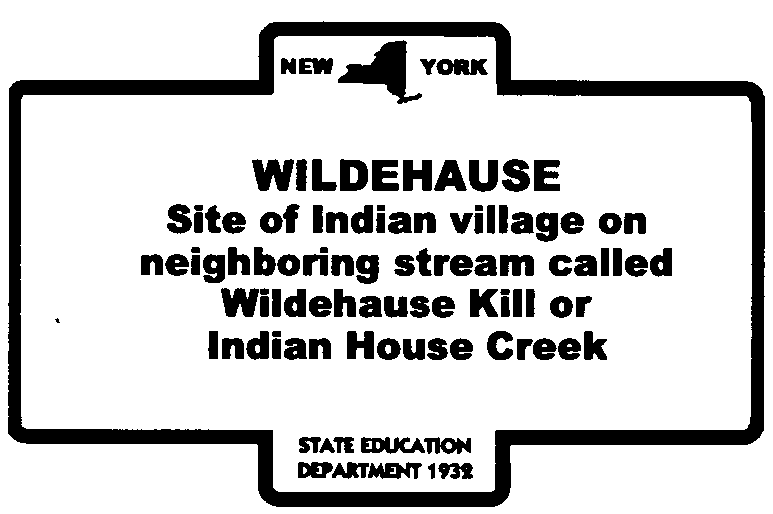 Wildehause
        highway marker