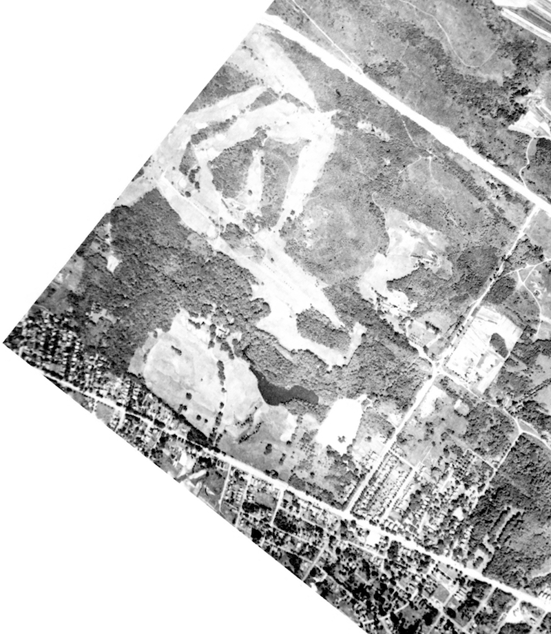 1950 air photo
      vertical view of part of Mckownville and adjacent Albany